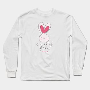 cruelty free logo Long Sleeve T-Shirt